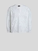 BRODERIE ANGLAISE LACE BLOUSE WITH PAISLEYS AND HEARTS