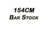 154CM Descaled Bar Stock - .156" Thickness - See Length Note