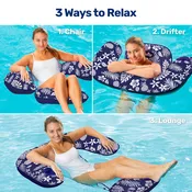 3 N 1 Lounge Chair Drift for Swimming Pools