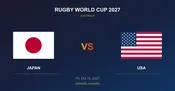 Japan vs USA Tickets - Rugby World Cup 2027 Adelaide