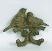 2 Birds Double Hook - Rust