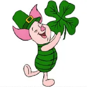 3/17/2022 St. Patrick’s Day Drawing Art Lesson: Piglet’s Clover Leaf @3:30PM(PST)