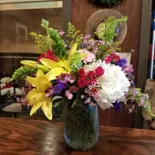 Hydrangea, Lilies, & Rose's too