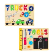 Mudpie Boy Busy Board Puzzle