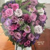 Shades of Purple Heart 18"