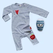 Baby Loves NYC Romper & Rattle Set