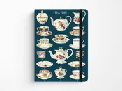 Cavallini Large Vintage Notebook - Tea Time