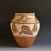 Santa Ana Pueblo Polychrome Olla — Kimosabé Vintage Southwest - Taos -