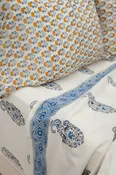 Blue Paisley Sheet