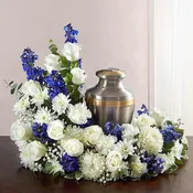 Fine China Floral Ring for Cremation