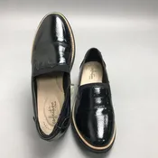 Collection By Clarks Black Slip On Loafers Size 7
