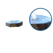 Anjon Manufacturing Top Polished Birdbath Basalt