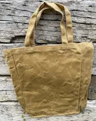 Waxed Canvas Shopping Bags