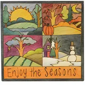 Enjoy the Seasons Plaque