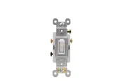 15 AMP Residential 3-Way Toggle Switch | Push-Wire, Side-Wire