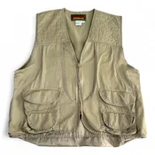 Avid Outdoor Hunting Vest Brown Zip Pockets Game Bag Adult XXL 2XL