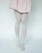 Chevron | Crochet Cotton Tights