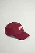 Casquette de baseball en sergé de pur coton - Unisex - Bourgogne