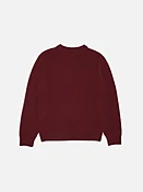August Rib Wool Sweater Burgundy