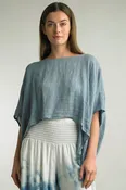 Amalfi Breeze Linen Top