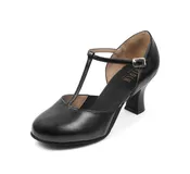Ladies Split-Flex Leather Character Shoes