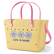 Life is Good Beachcomber Bag Sandy Yellow