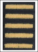 Combat Service Stripes - Female Dress Blue Five (30 Months)