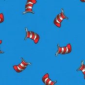 The Cat in the Hat by Dr Seuss : ade-19062-4 Blue : Robert Kaufman