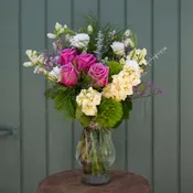 Garden Mix with Pink Roses