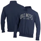Champion Ole Miss Rebels Powerblend Quarter-Zip Pullover
