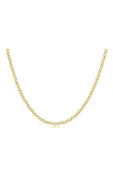 15" Choker Beaded - Classic Gold 3mm