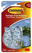 3M, Wall Hooks, Medium, 2 Pack