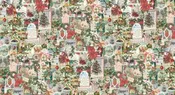 3 Sisters "Candlelight Christmas" - Candlelight Christmas Collage - Half Yard