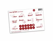 First Aid Labels & Lid Stickers