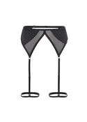 Garter Belt with Mesh – DIAMOND – Black