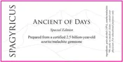 ANCIENT OF DAYS GEM ELIXIR