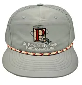 Captuer Headwear St.Peter's Classic P Embroidery Blue Grey/White/Red Rope