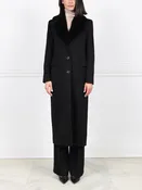 Chesterfield Coat with Mink Collar