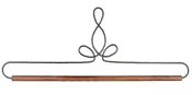 12in Powder Coated Heirloom Hanger/Holder by Ackfeld
