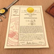 10 Millionth Style Cover Printed Certificate