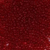 10SV247-3: Antique Venetian 10/0 Seed Bead Transparent Red #3 - 10 Grams