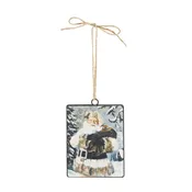 6" Woodland Santa Ornament