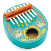 Djeco Animambo Wooden Kalimba Thumb Piano for Kids 8 Notes
