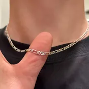 3mm Figaro Chain Necklace (NK)