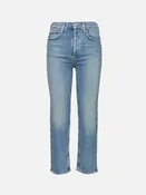90's Pinch Waist Crop Jean