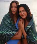 Beach Towel - Green Kalo