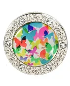 Colorful Butterflies BLING Finders Key Purse®
