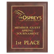 12x15 Laser Engraved Plaque