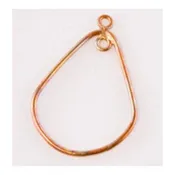 23mm Rainbow Copper Earring Finding