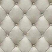Veer Decor Faux Plush Quilted Diamond Upholstery Beige Wallpaper VRAR07-267